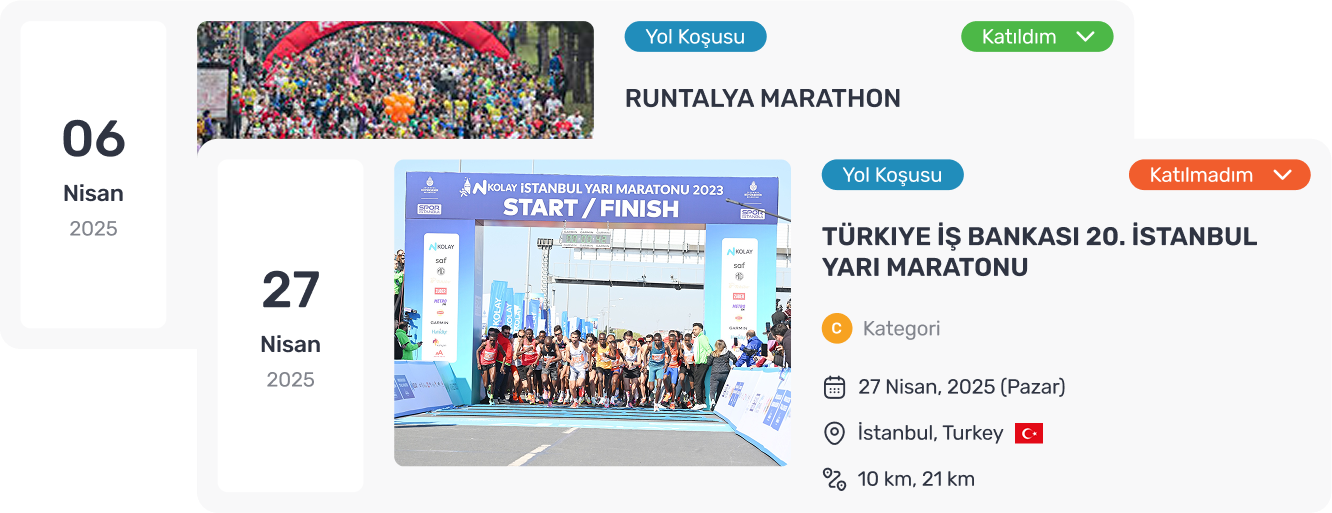 Tamamladığın Yarışlar ikinci görsel